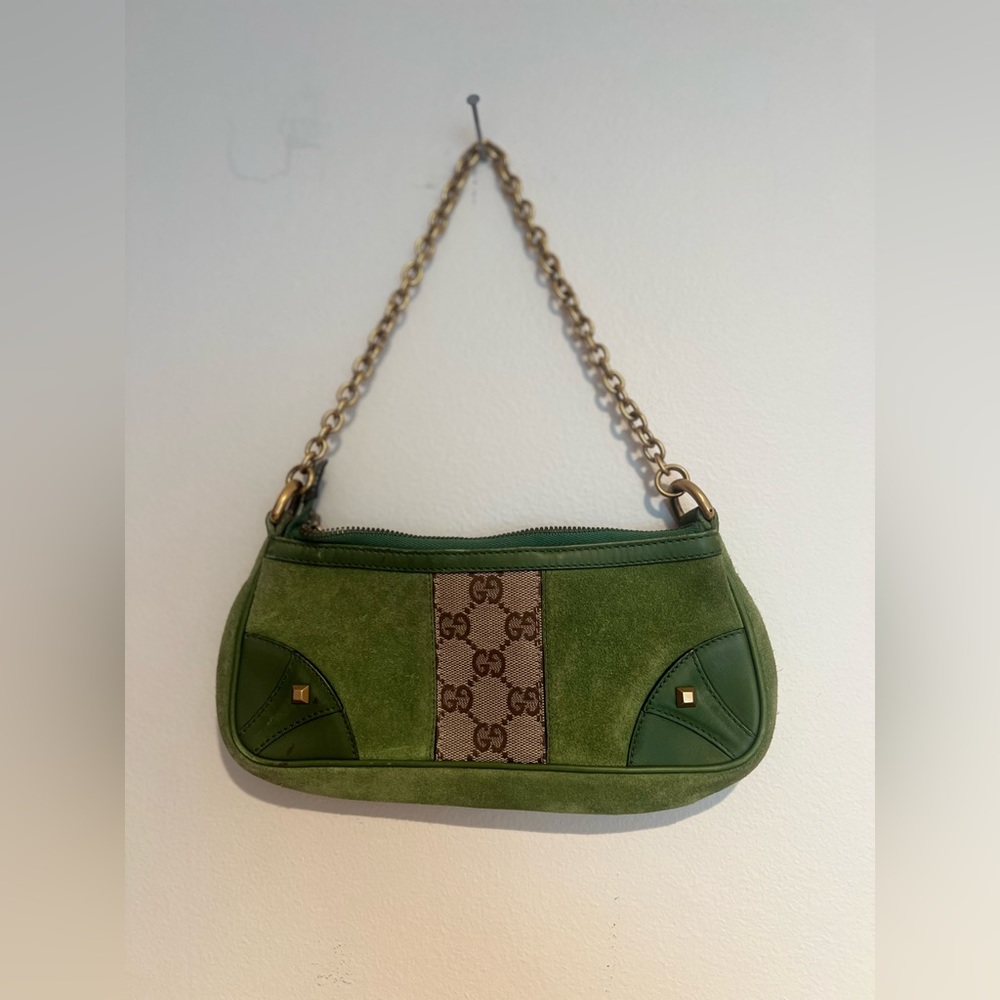 Vintage Gucci Green Purse